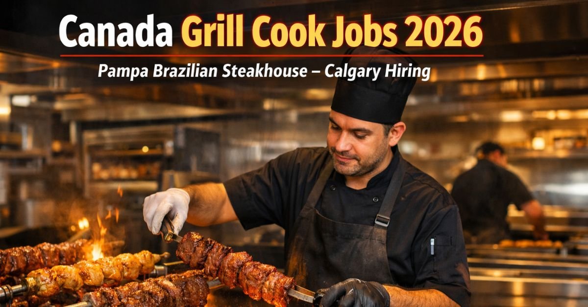 Canada Grill Cook Jobs 2026 – Pampa Brazilian Steakhouse Hiring