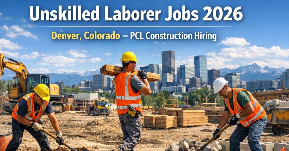Unskilled Laborer Jobs 2026 in Denver, Colorado – PCL Construction Hiring