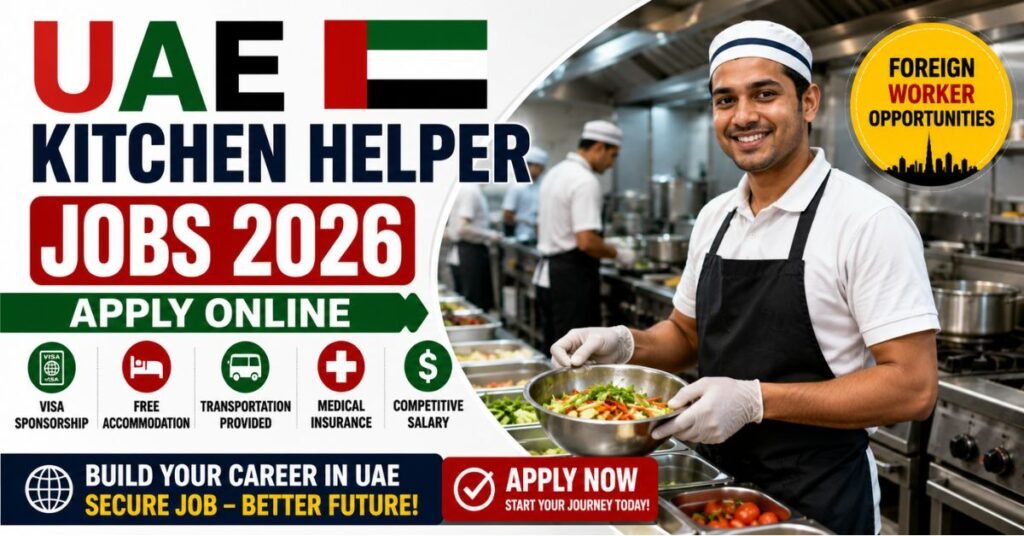UAE Kitchen Helper Jobs 2026